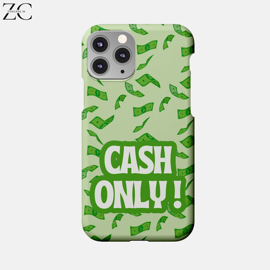 Cash Only Hard Phone Case