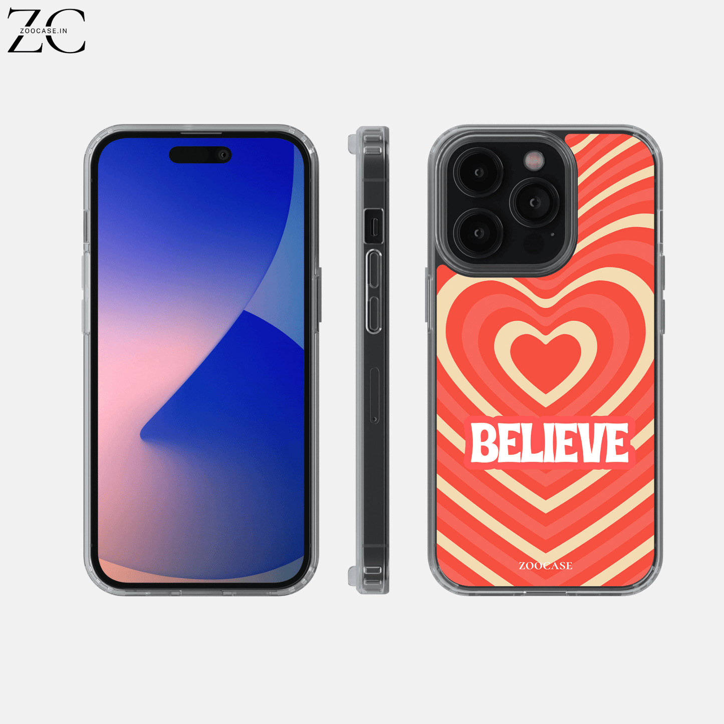 Believe Silicon Case