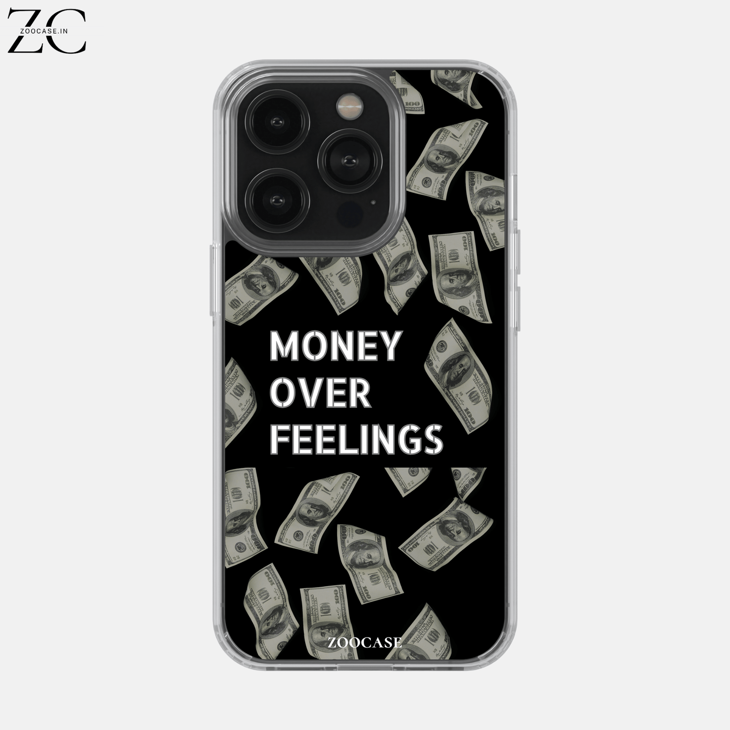 Money over feelings Silicon Case