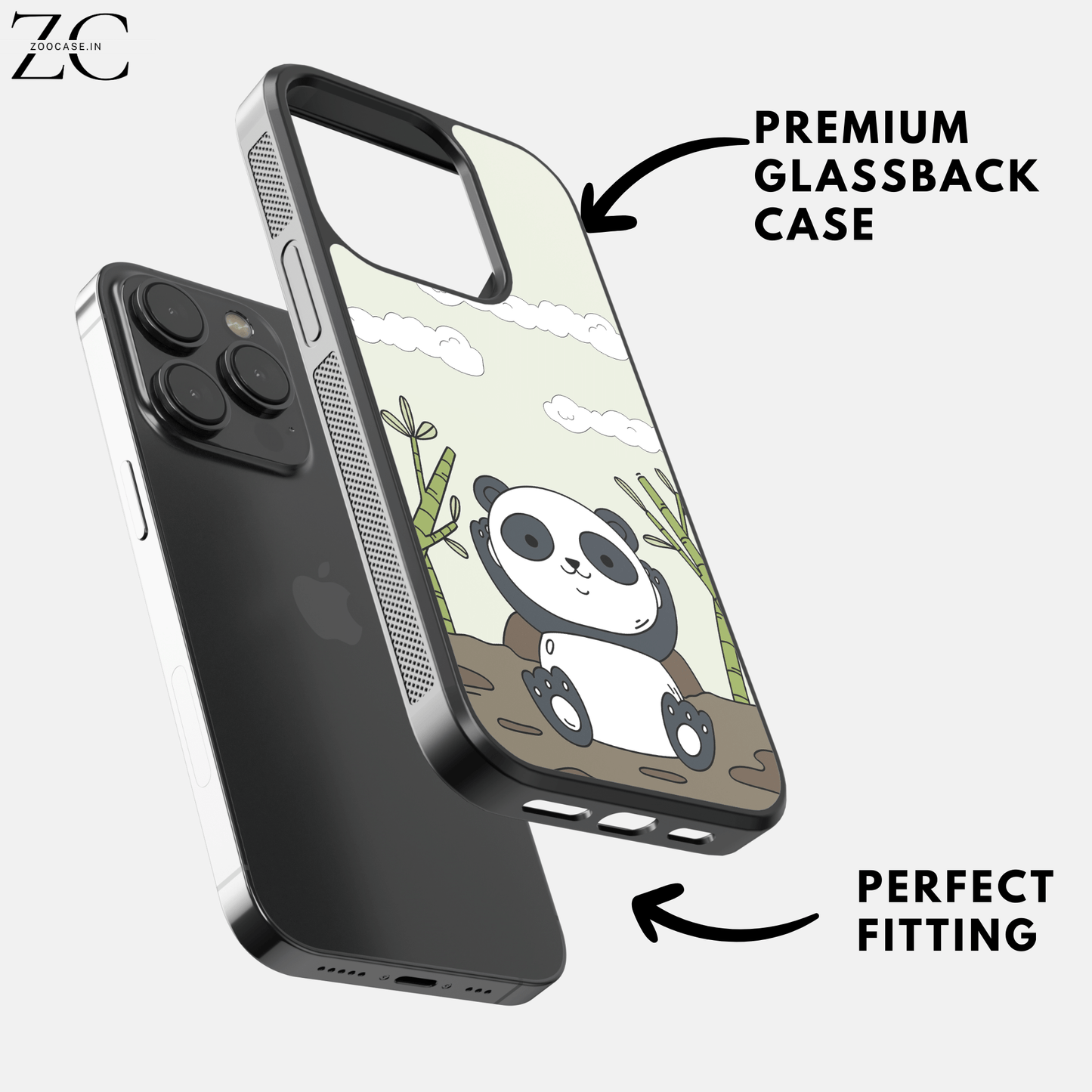 Panda Glassback Case