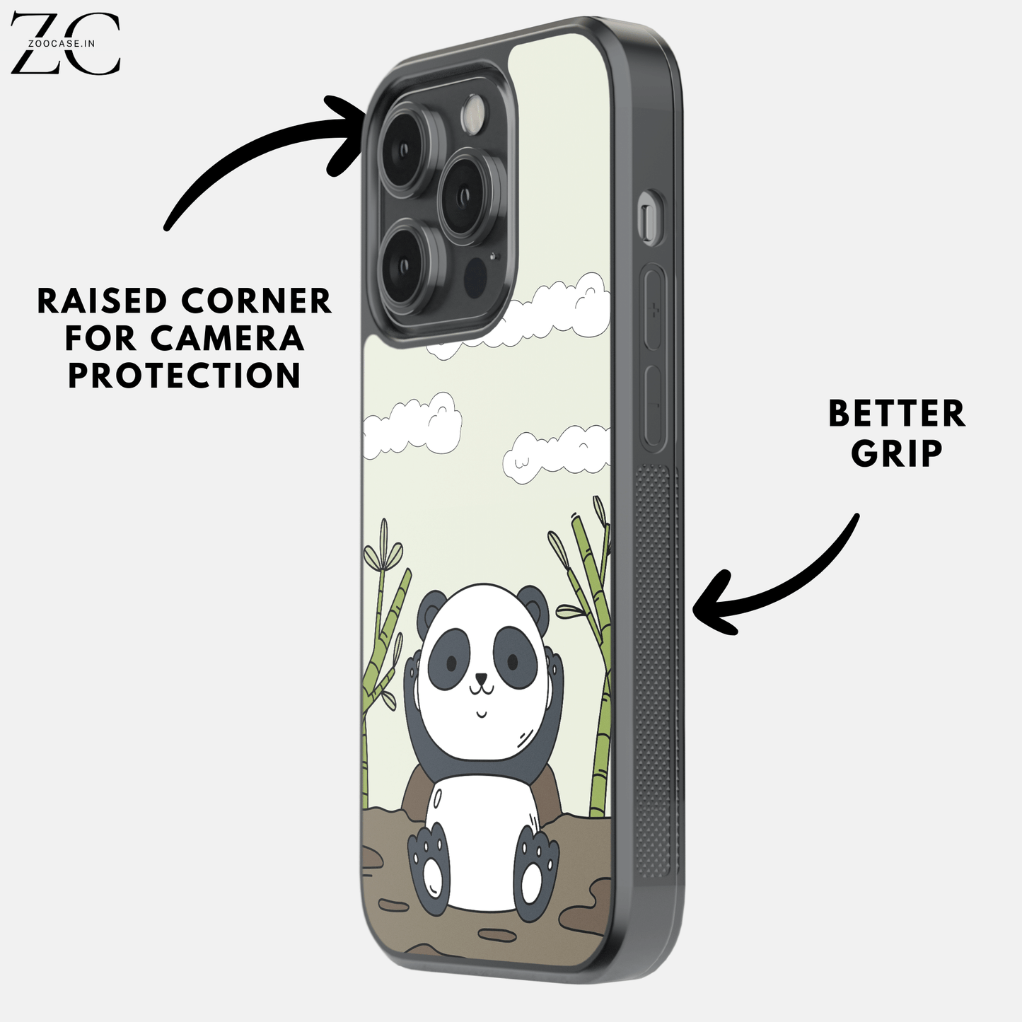 Panda Glassback Case