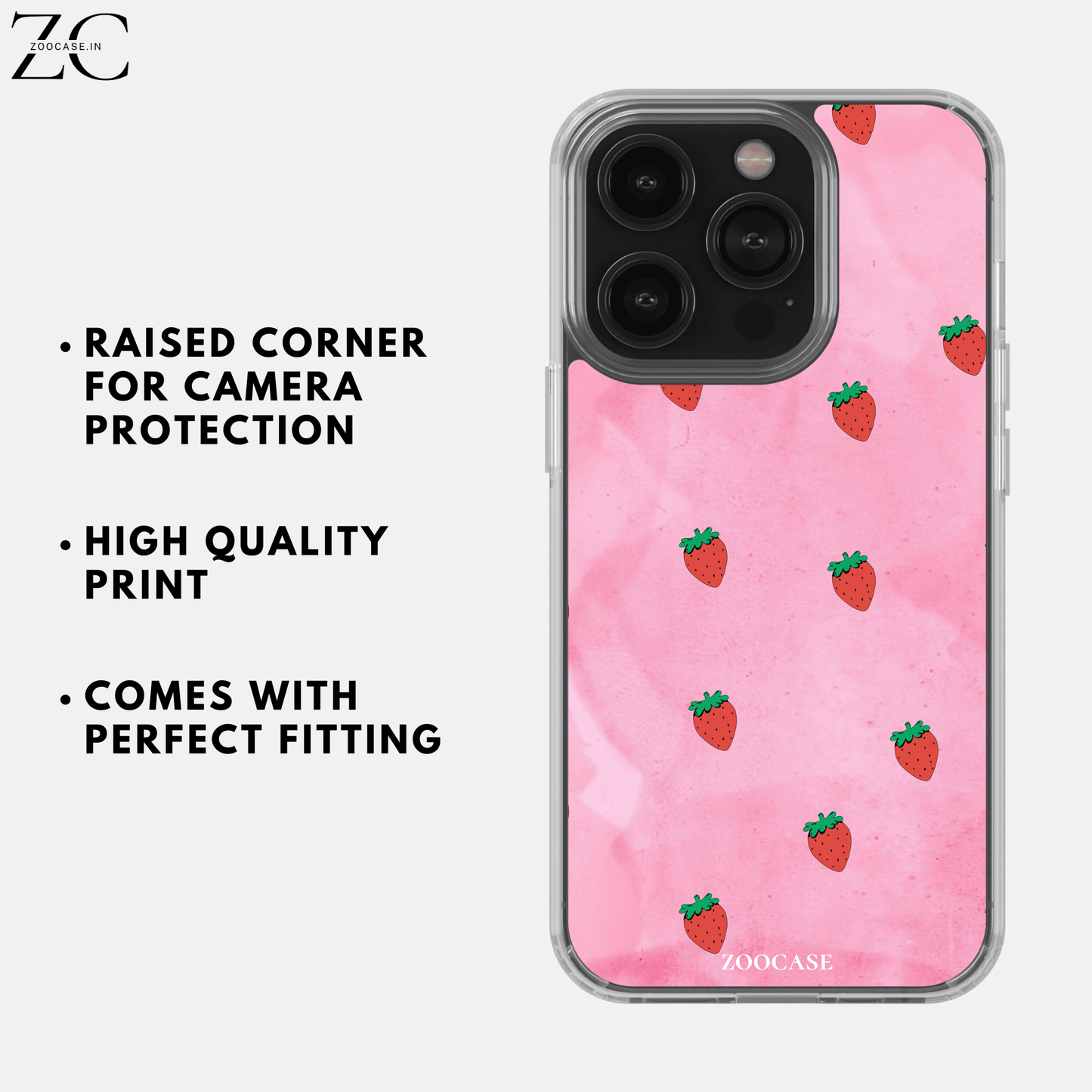 Strawberry Silicon Case