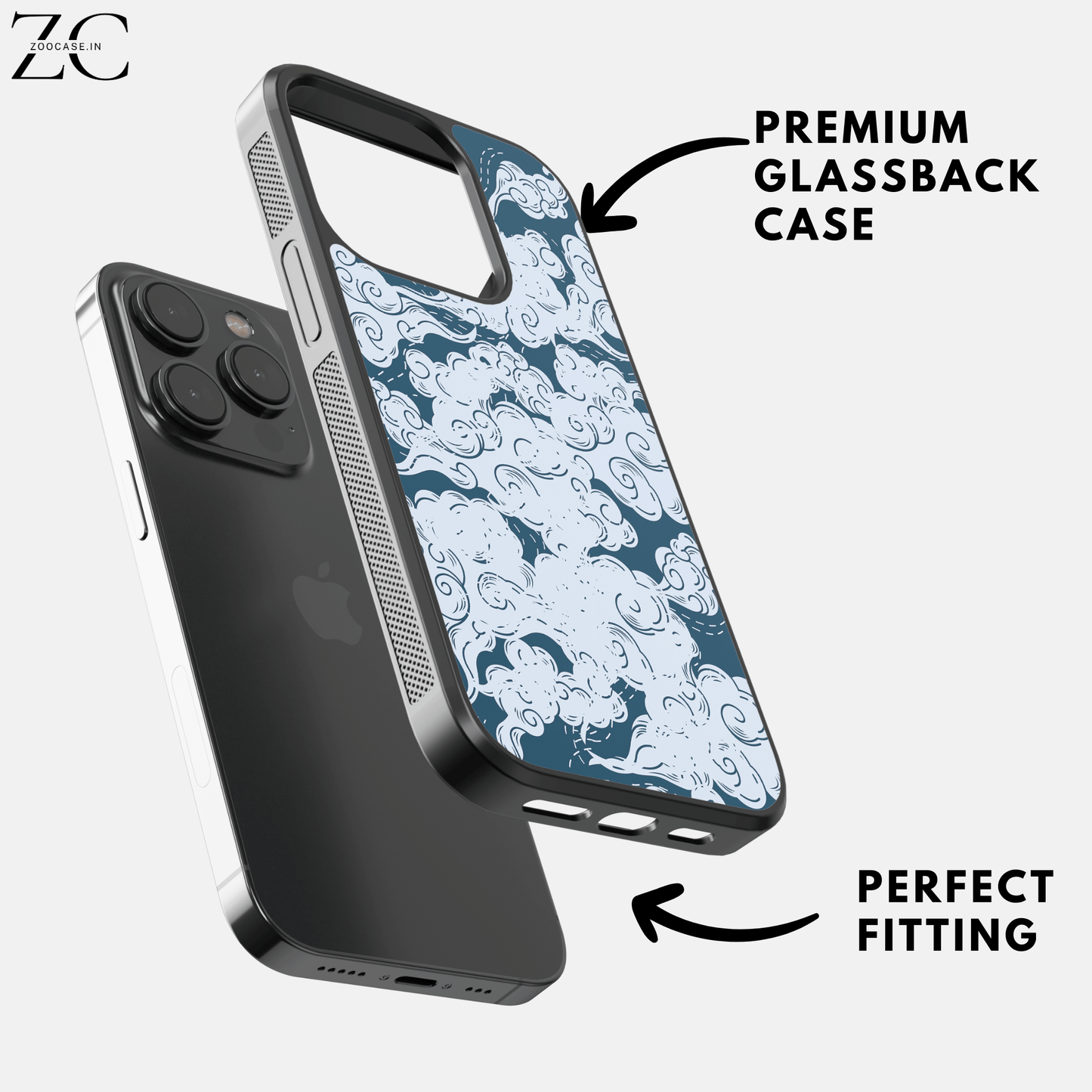 WhirlClouds Glassback Case