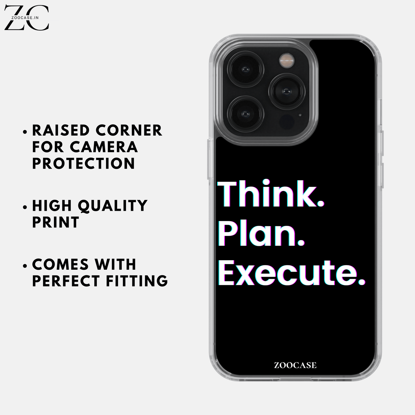 "Think:Plan:Execute" Silicon Case