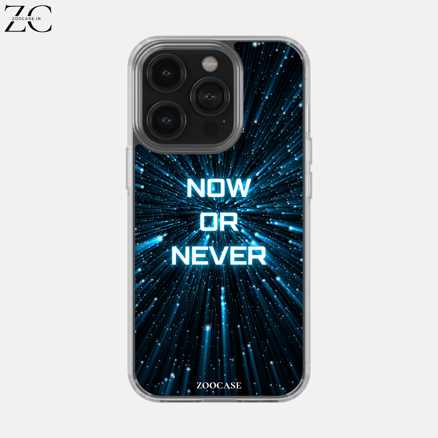 "Now or Never" Silicon Case