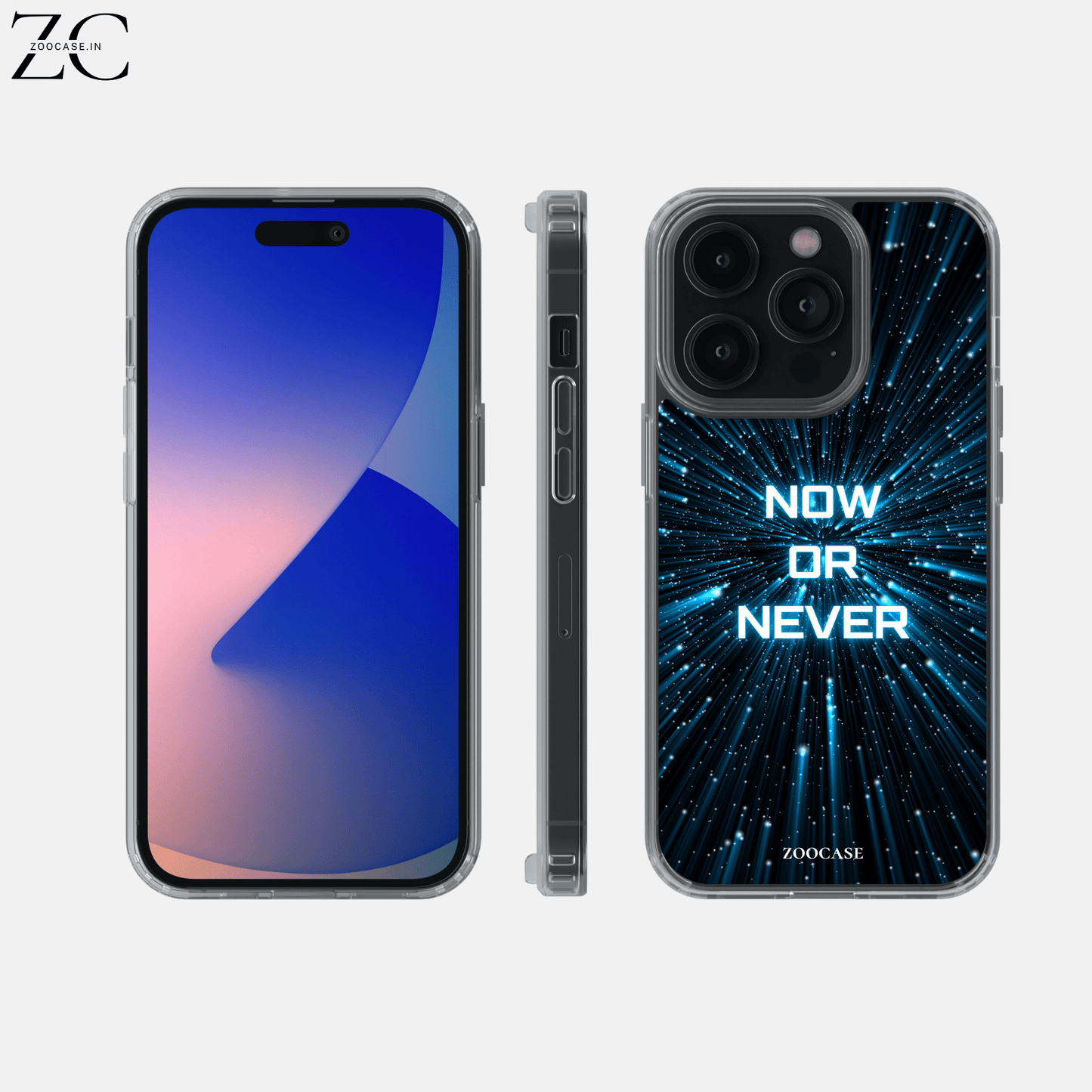 "Now or Never" Silicon Case