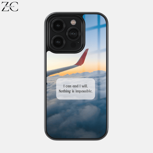 "I can & I will" Glassback Case