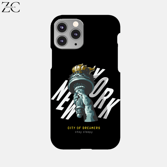 NYC Flames Hard Phone Case