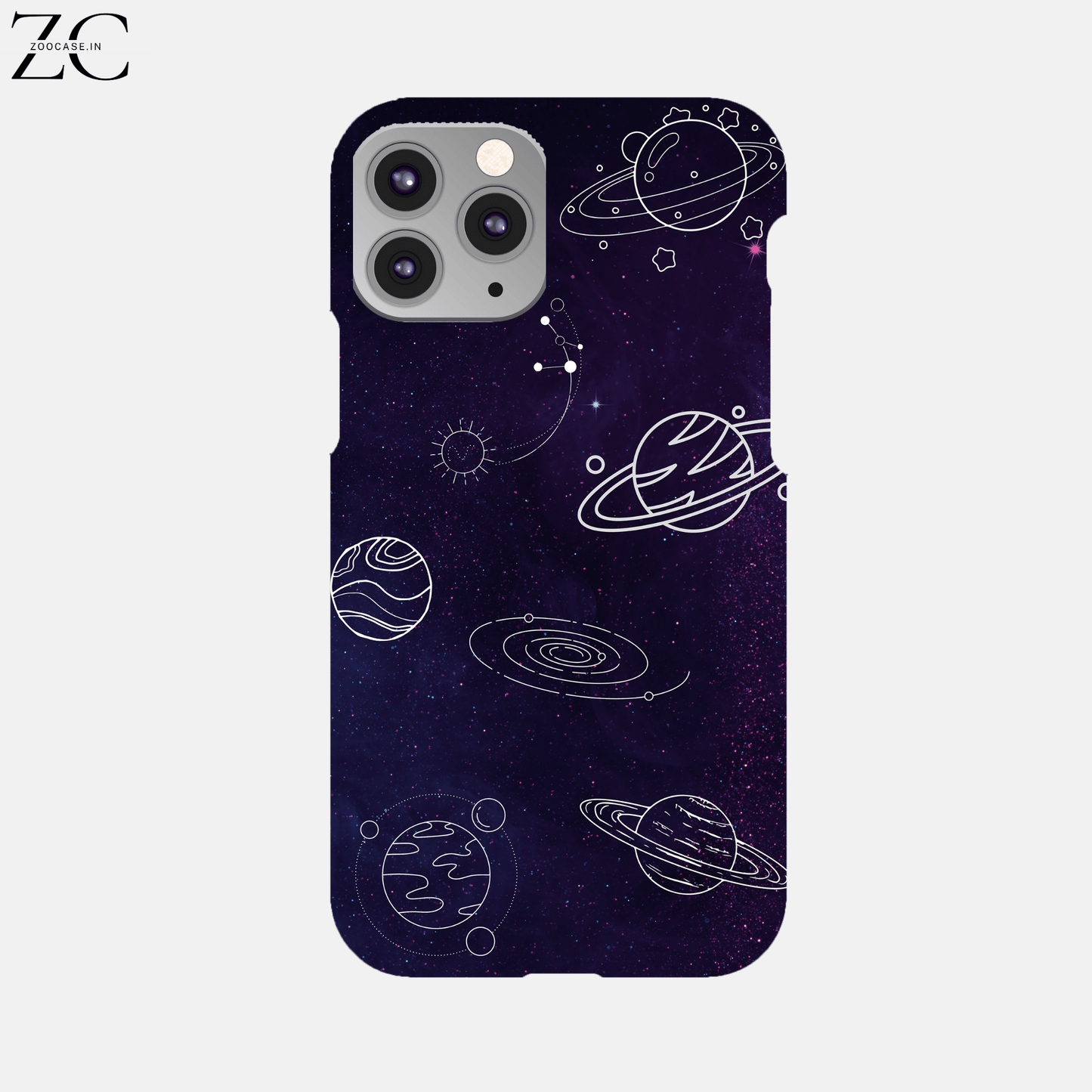 planets hard phone case for protection by zoocase