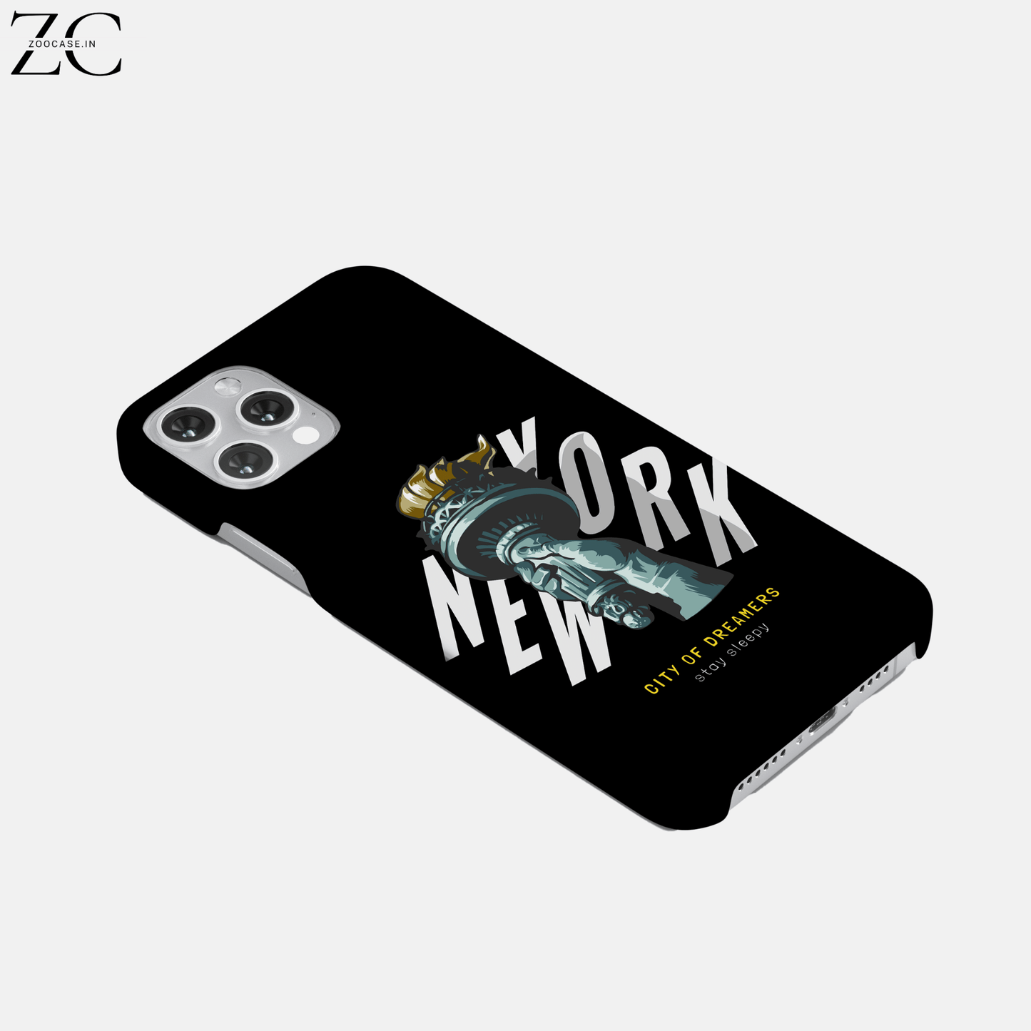 NYC Flames Hard Phone Case