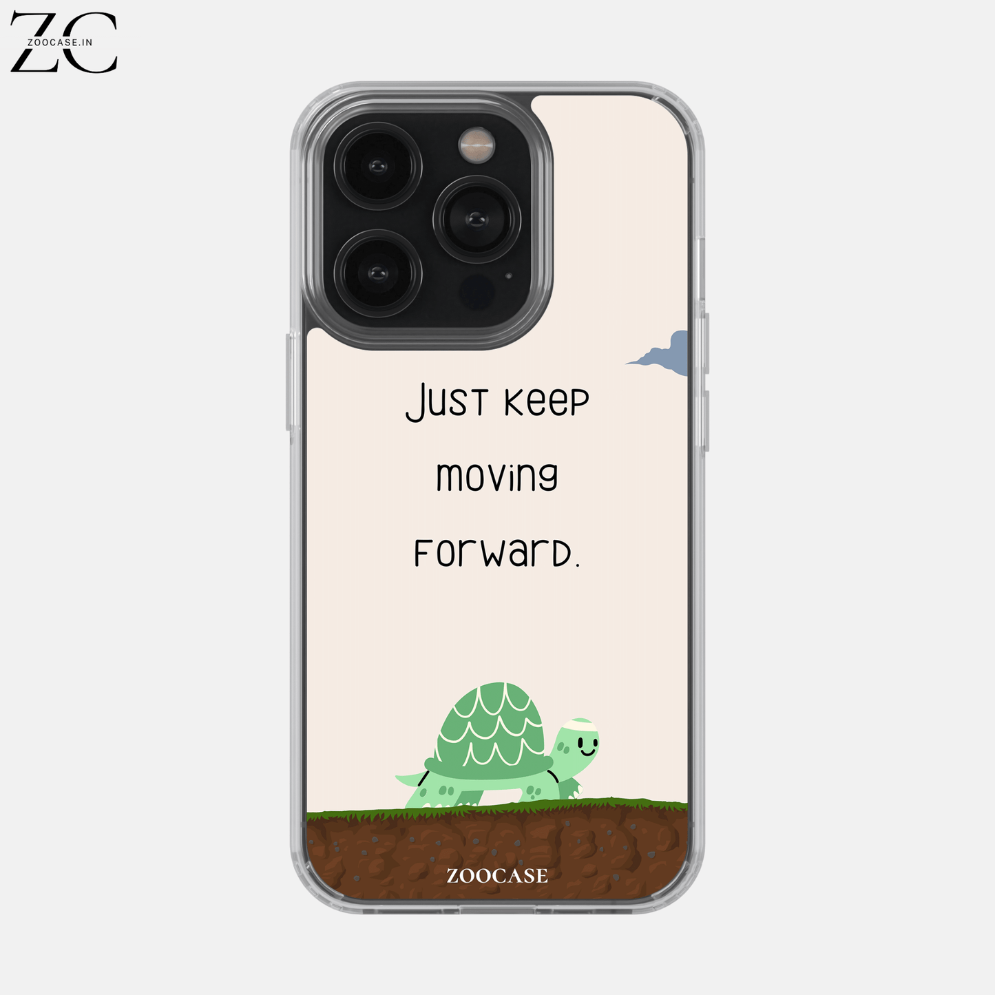 "Keep Moving" Silicon Case