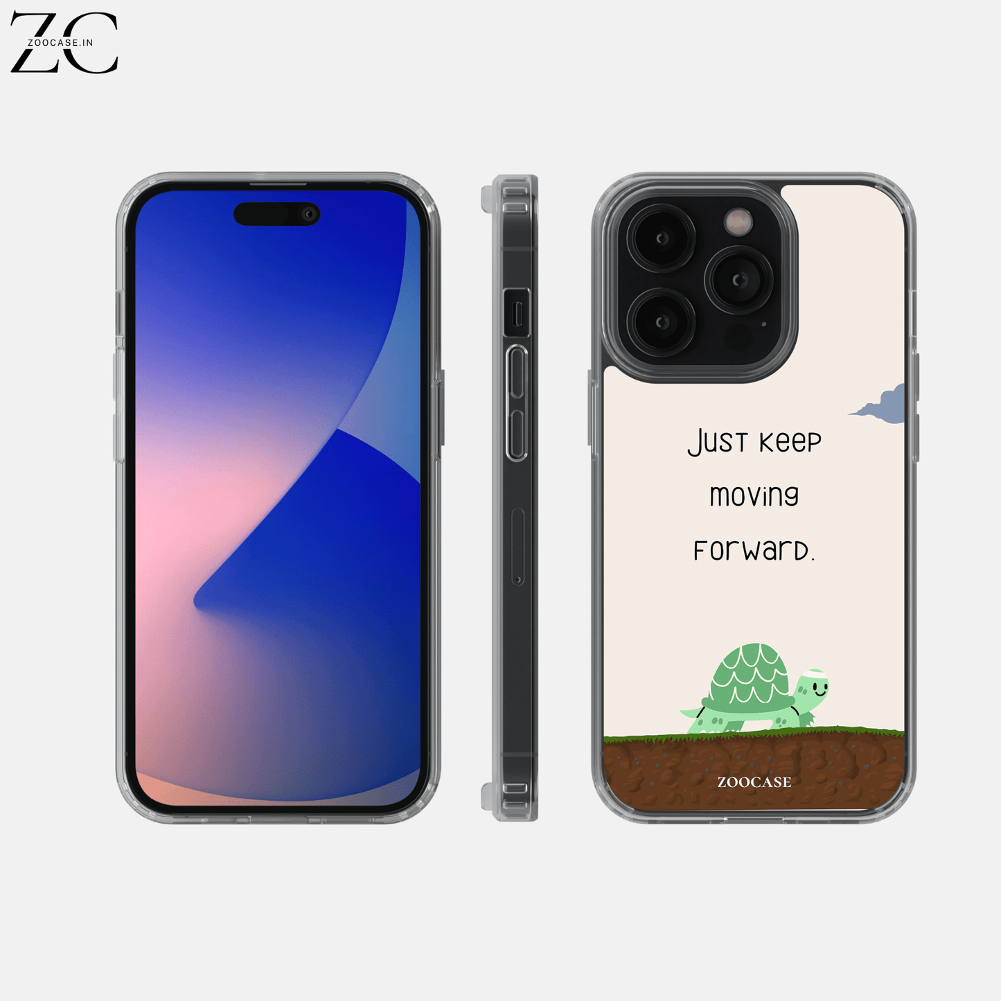 "Keep Moving" Silicon Case