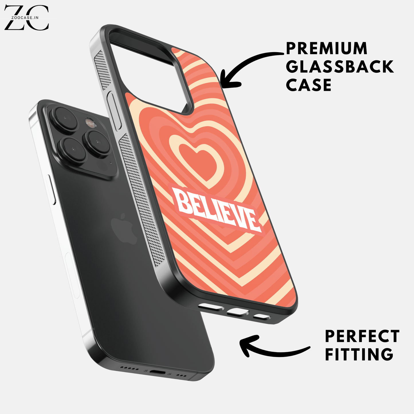 "Believe" Glassback Case