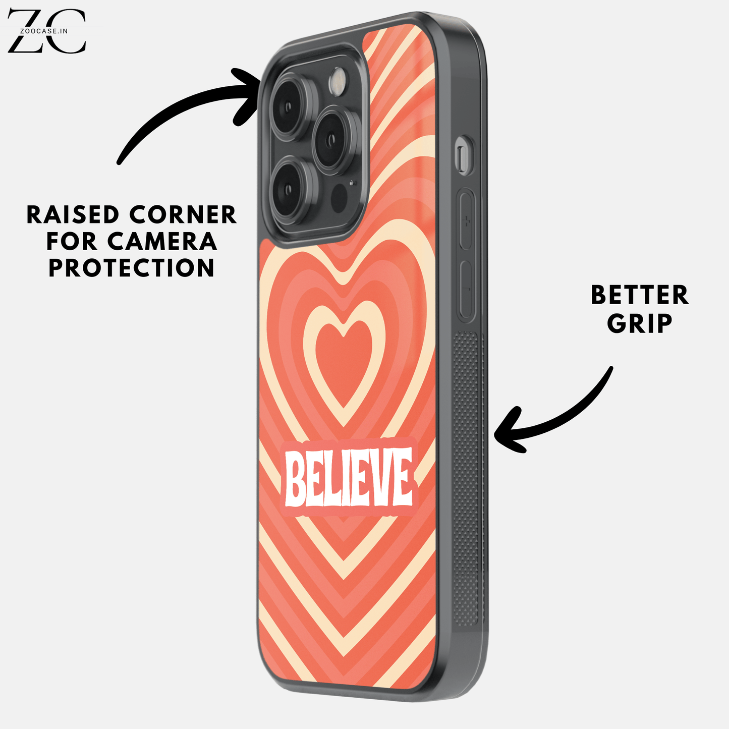 "Believe" Glassback Case