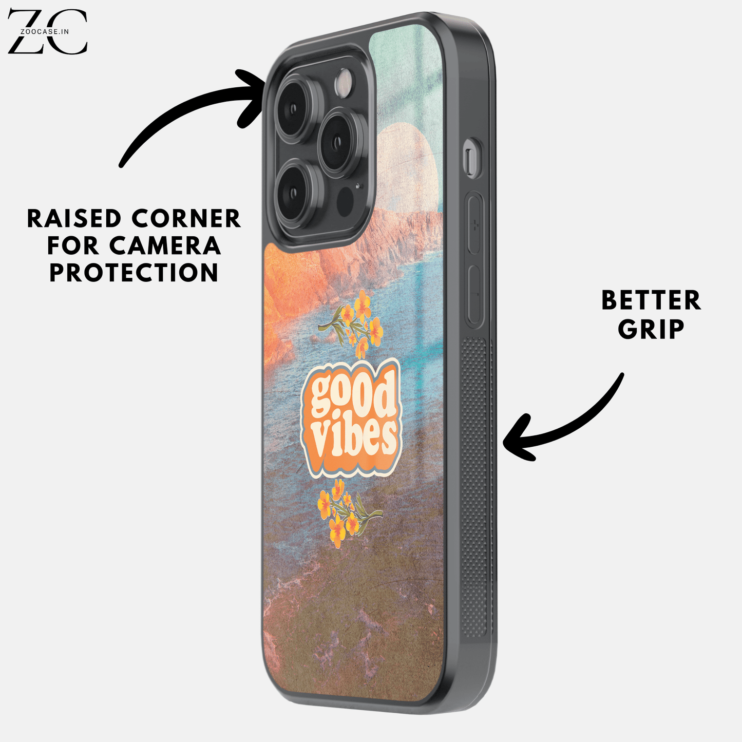 Good Vibes Only 2.0 Glassback Case