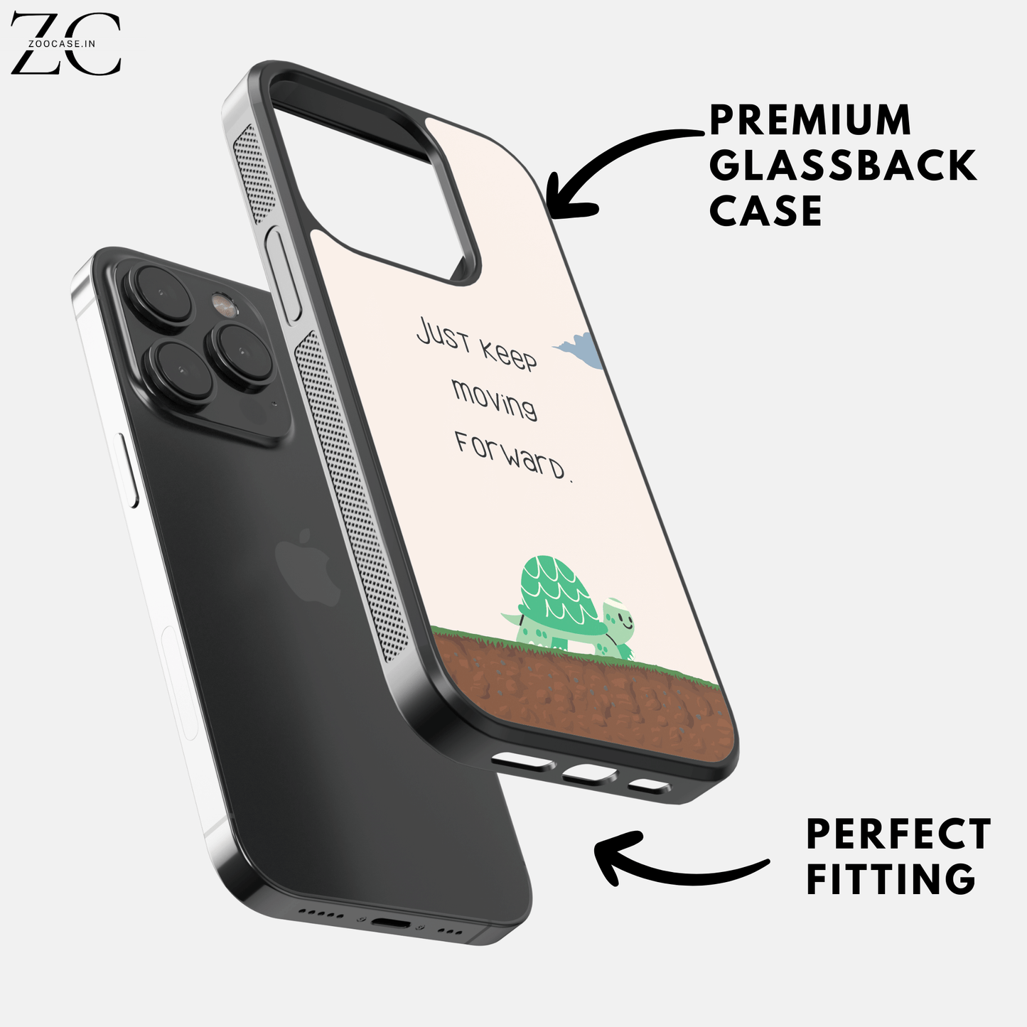 "Keep Moving" Glassback Case