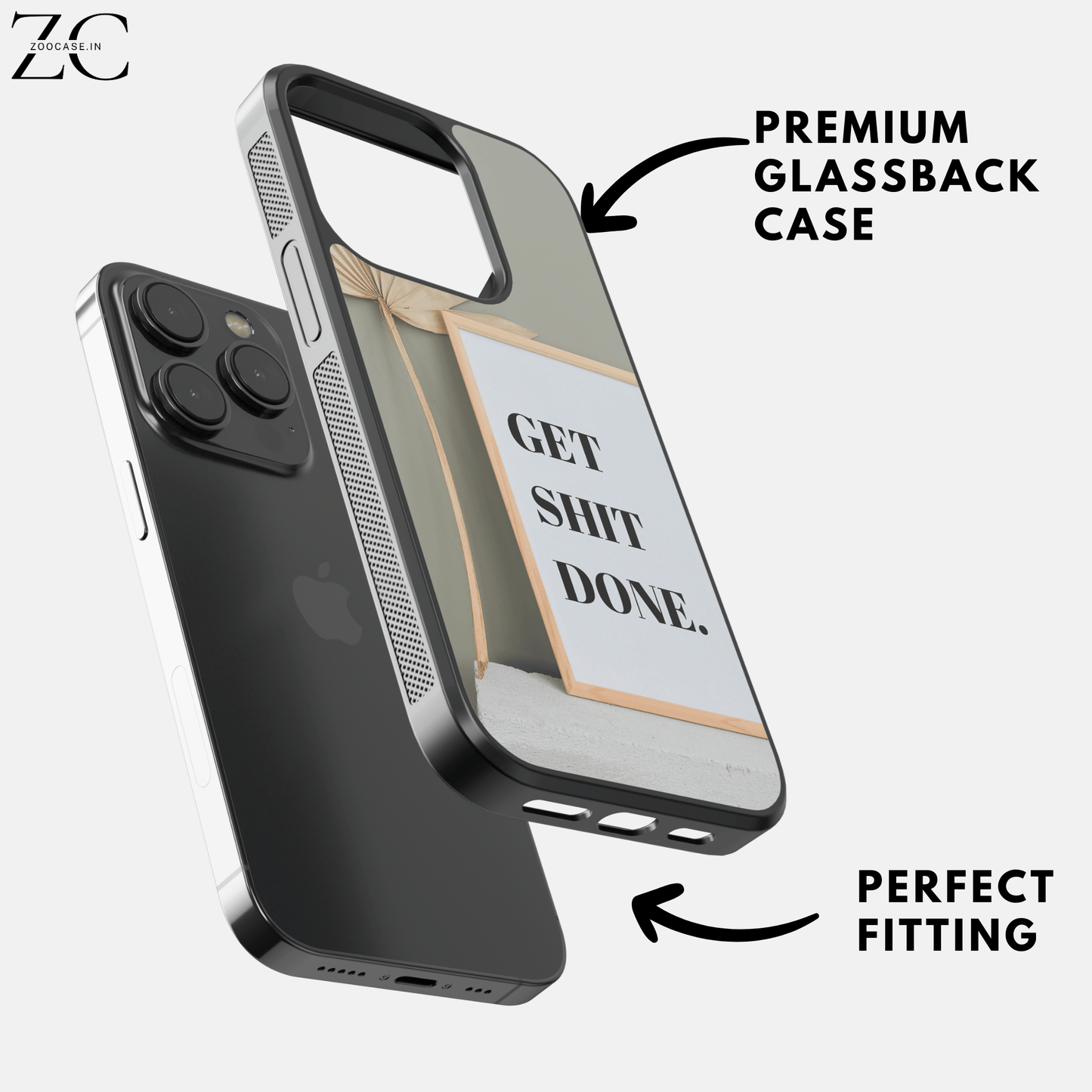 "Get Shit Done" Glassback Case