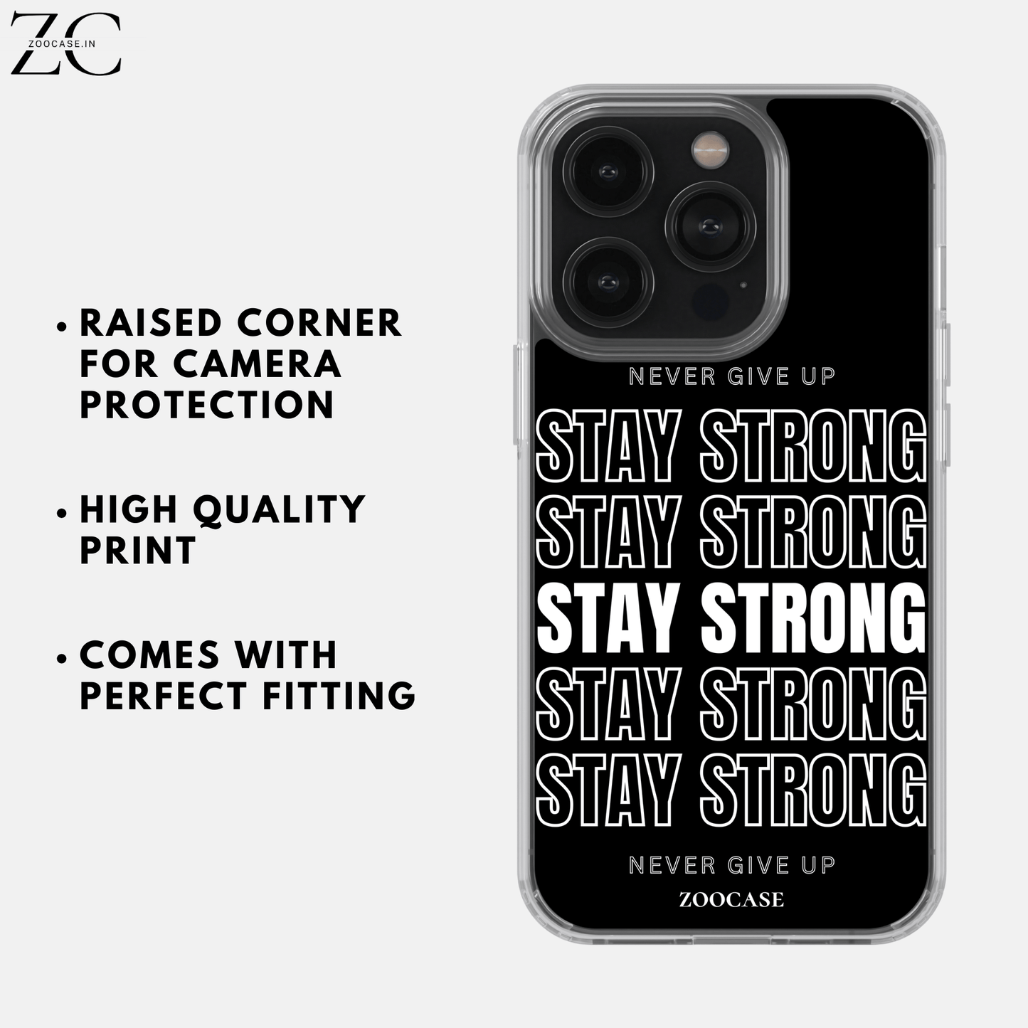 Stay Strong Silicon Case