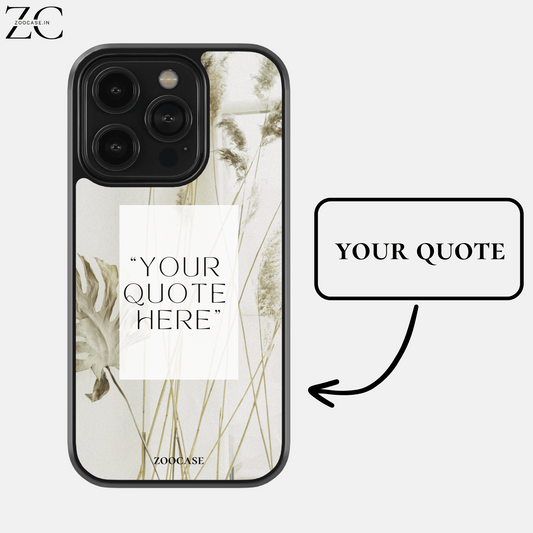 Customised Quote 2.0 Glassback Case