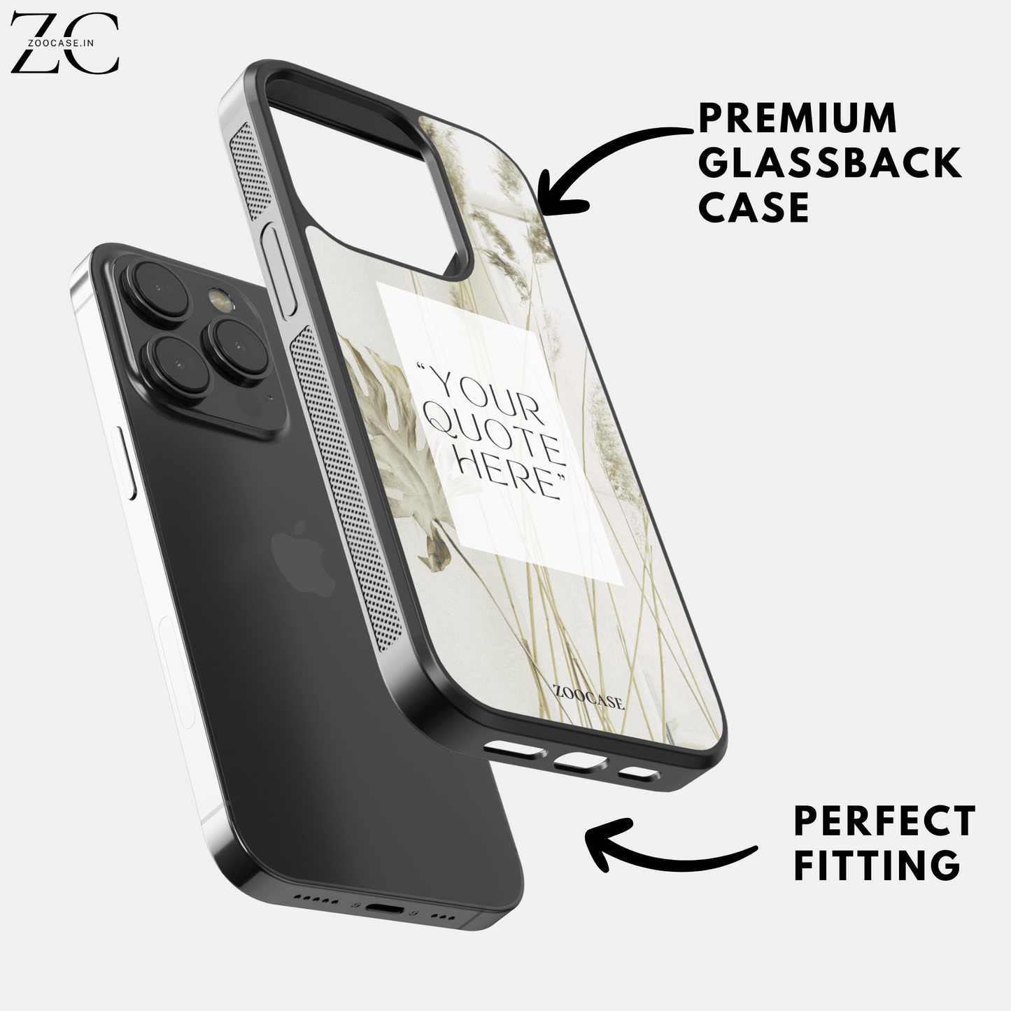 Customised Quote 2.0 Glassback Case