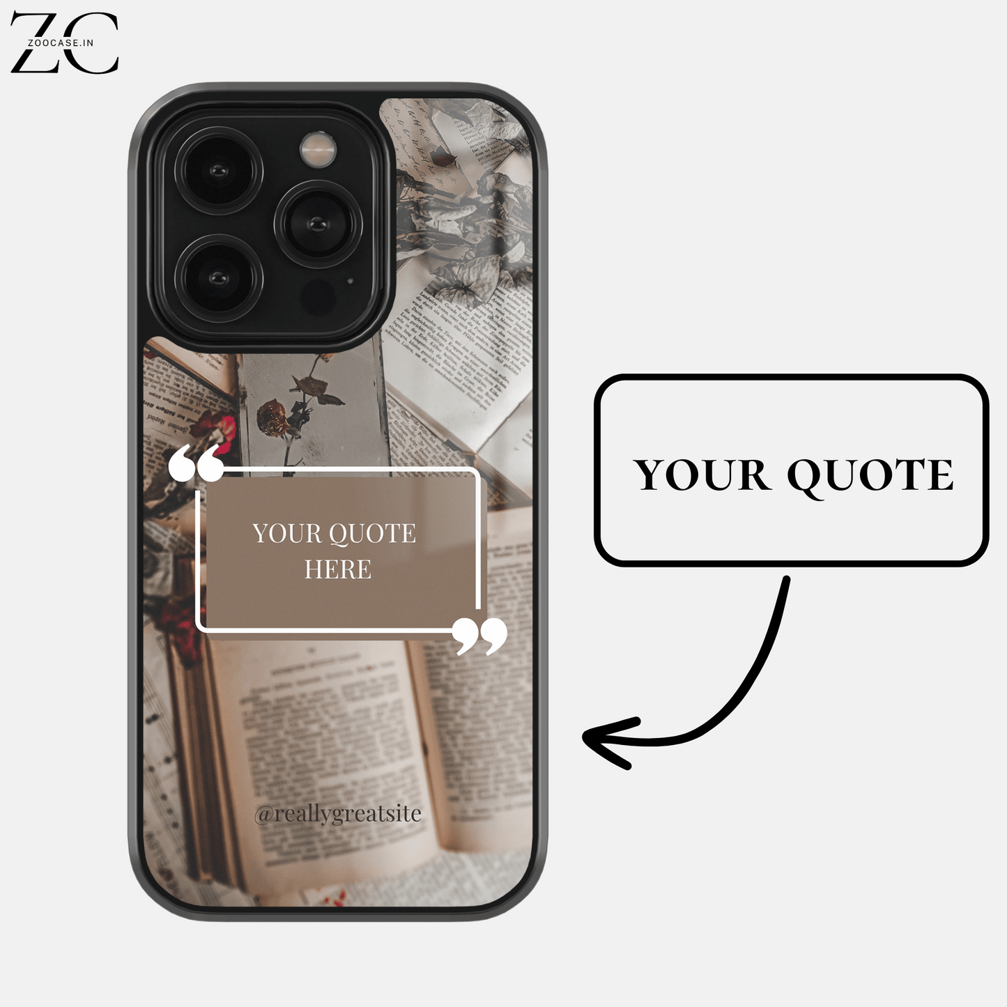 Customised Quote 3.0 Glassback Case