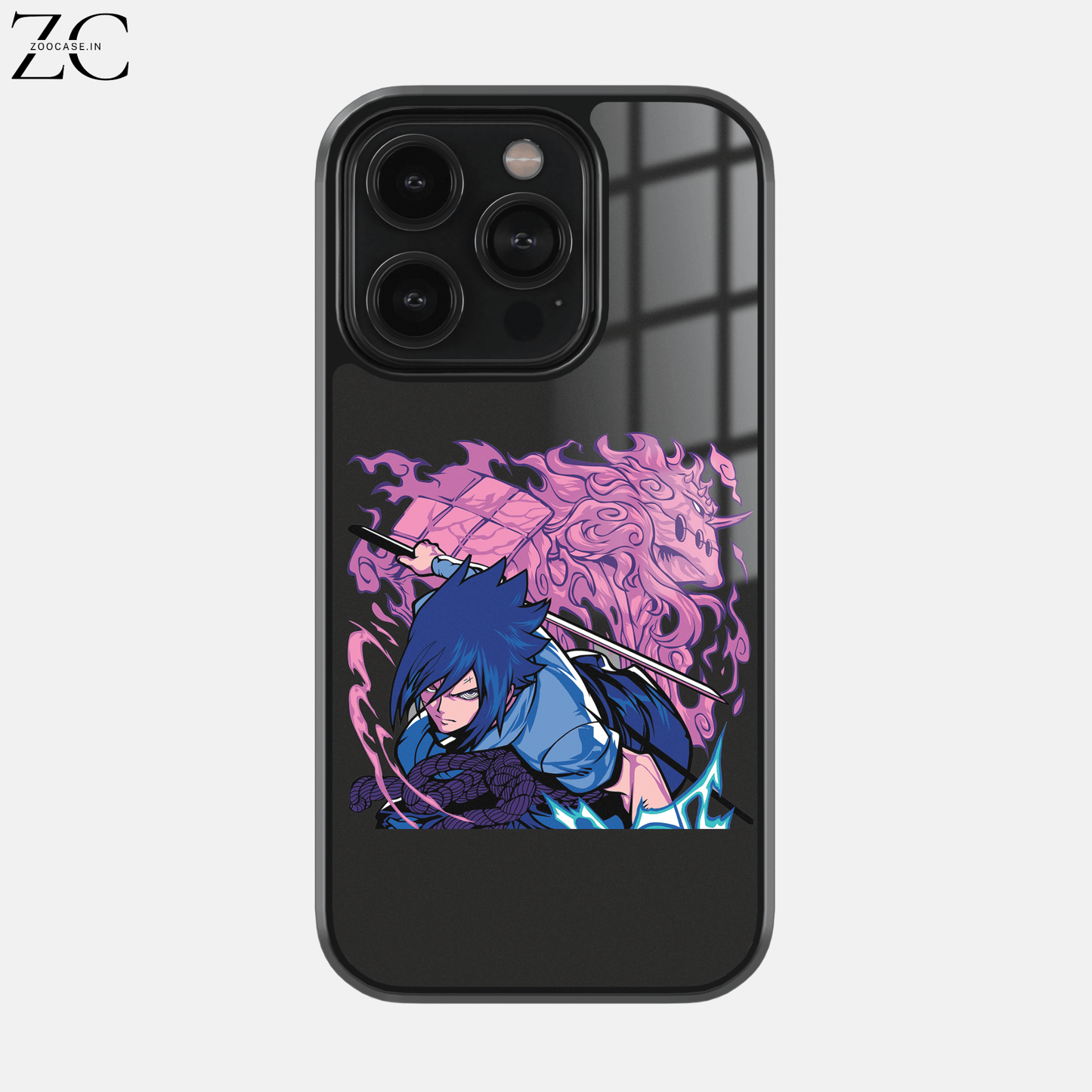 "Sasuke Uchiha" Glassback Case