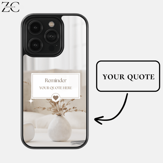 Customised Quote 8.0 Glassback Case