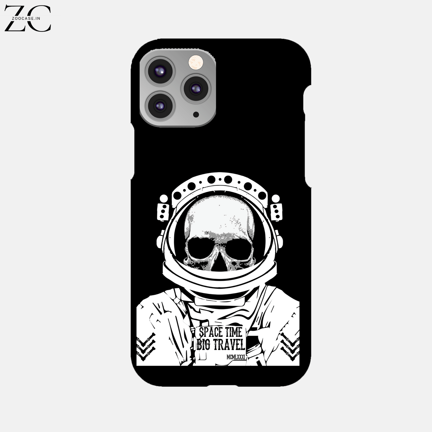 Space Skull Hard Phone Case