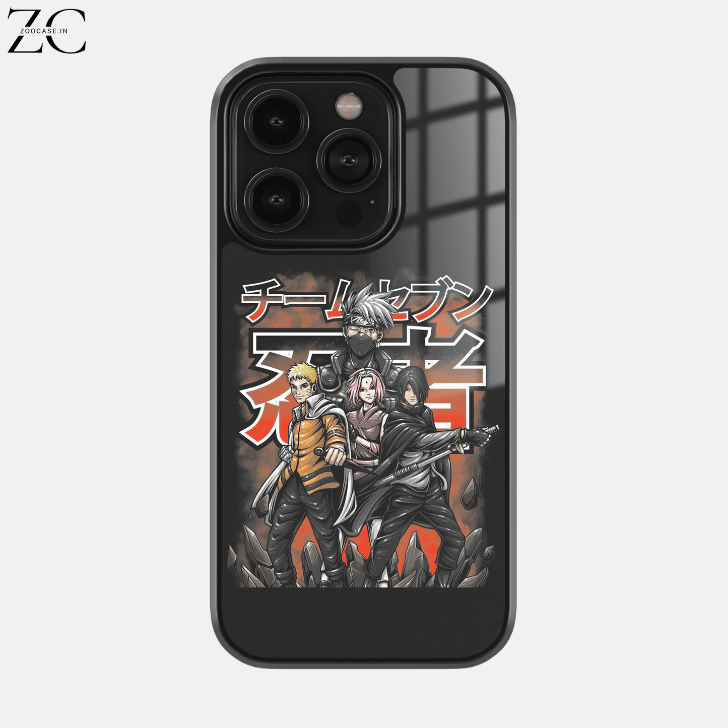 " Naruto Team 7" Glassback Case