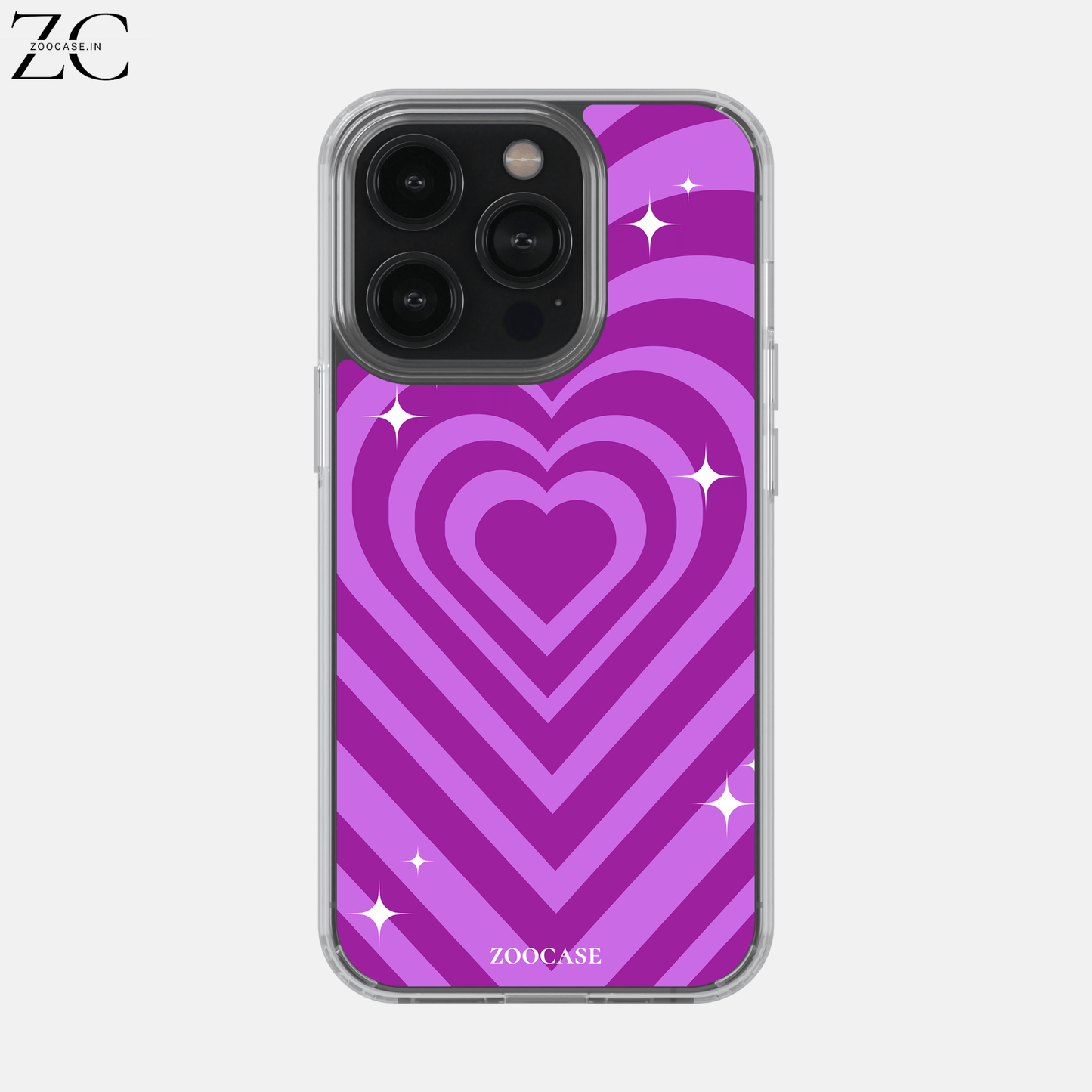 Purple Hearts Silicon Case