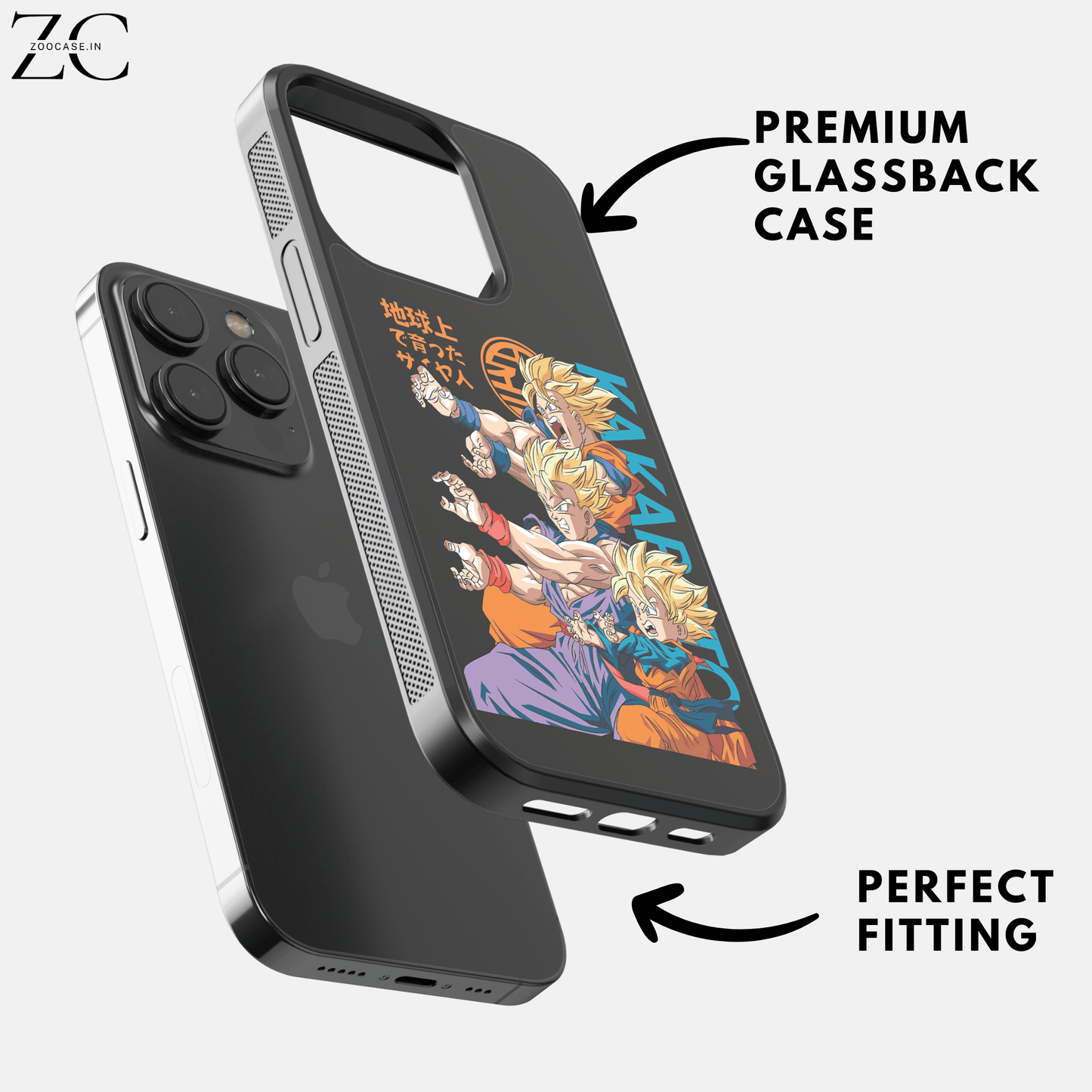 " Goku:Gohan:Goten" Glassback Case