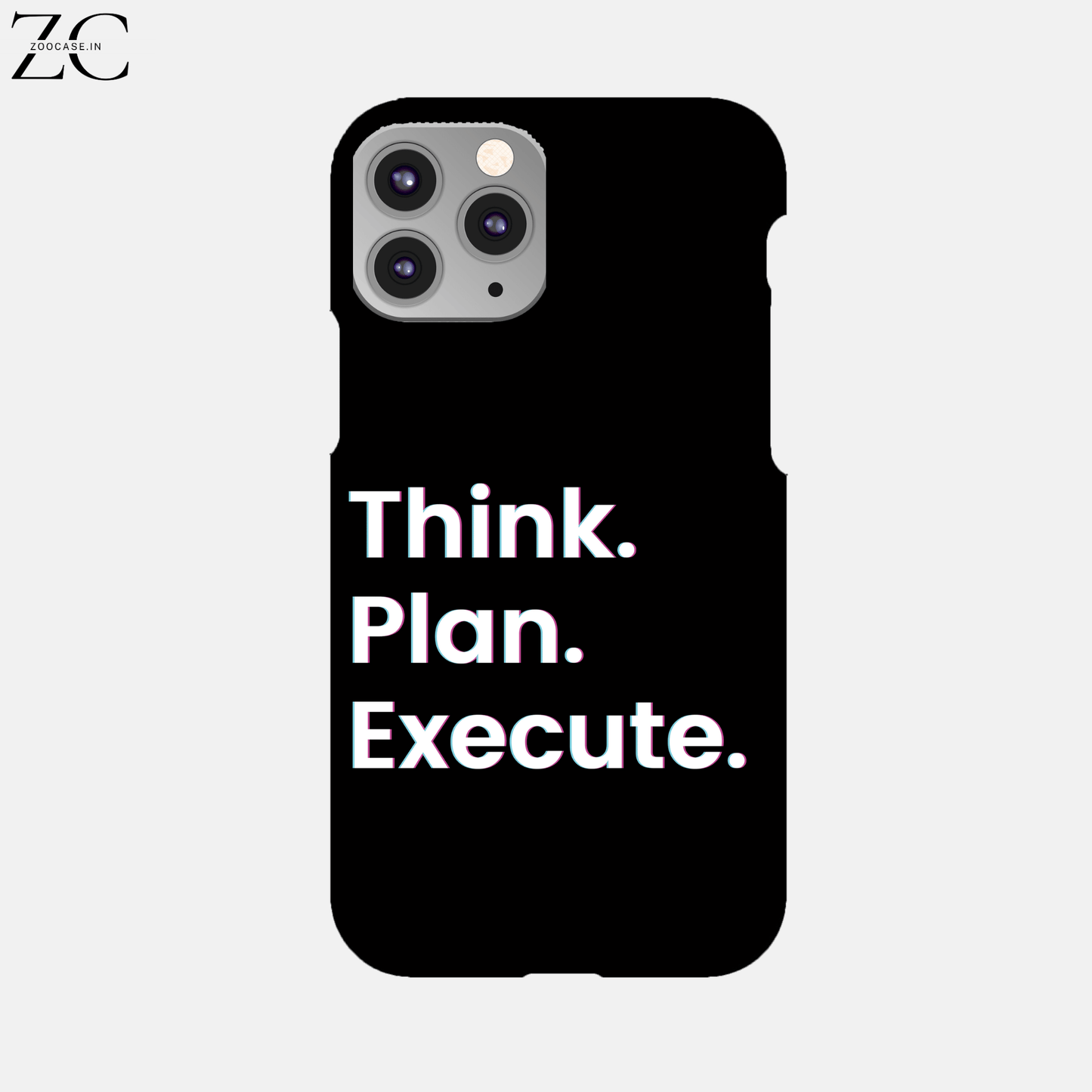 "Think:Plan:Execute" Hard Phone Case