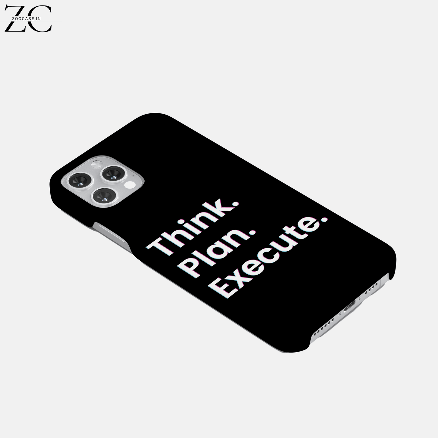 "Think:Plan:Execute" Hard Phone Case