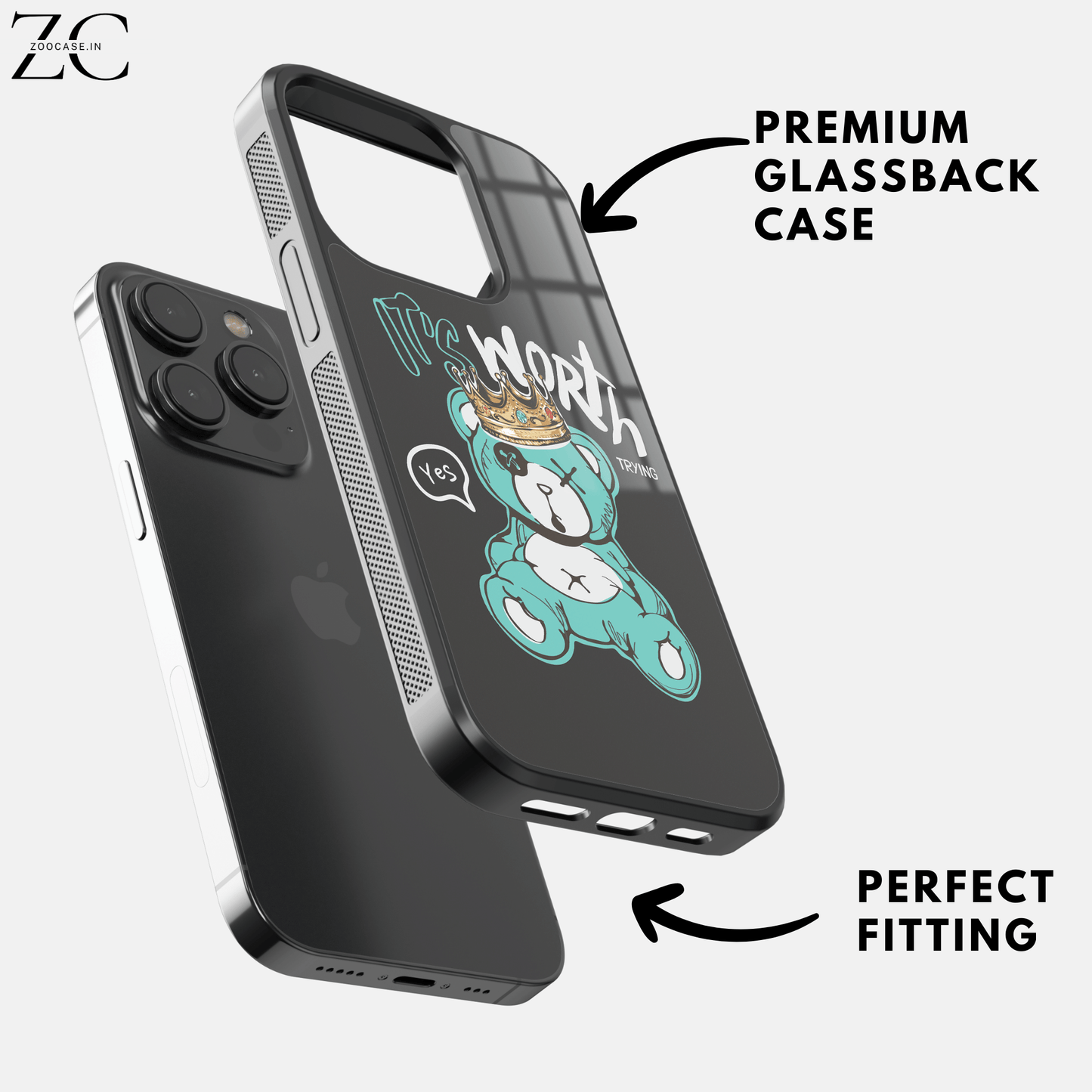 WorthyBear Glassback Case