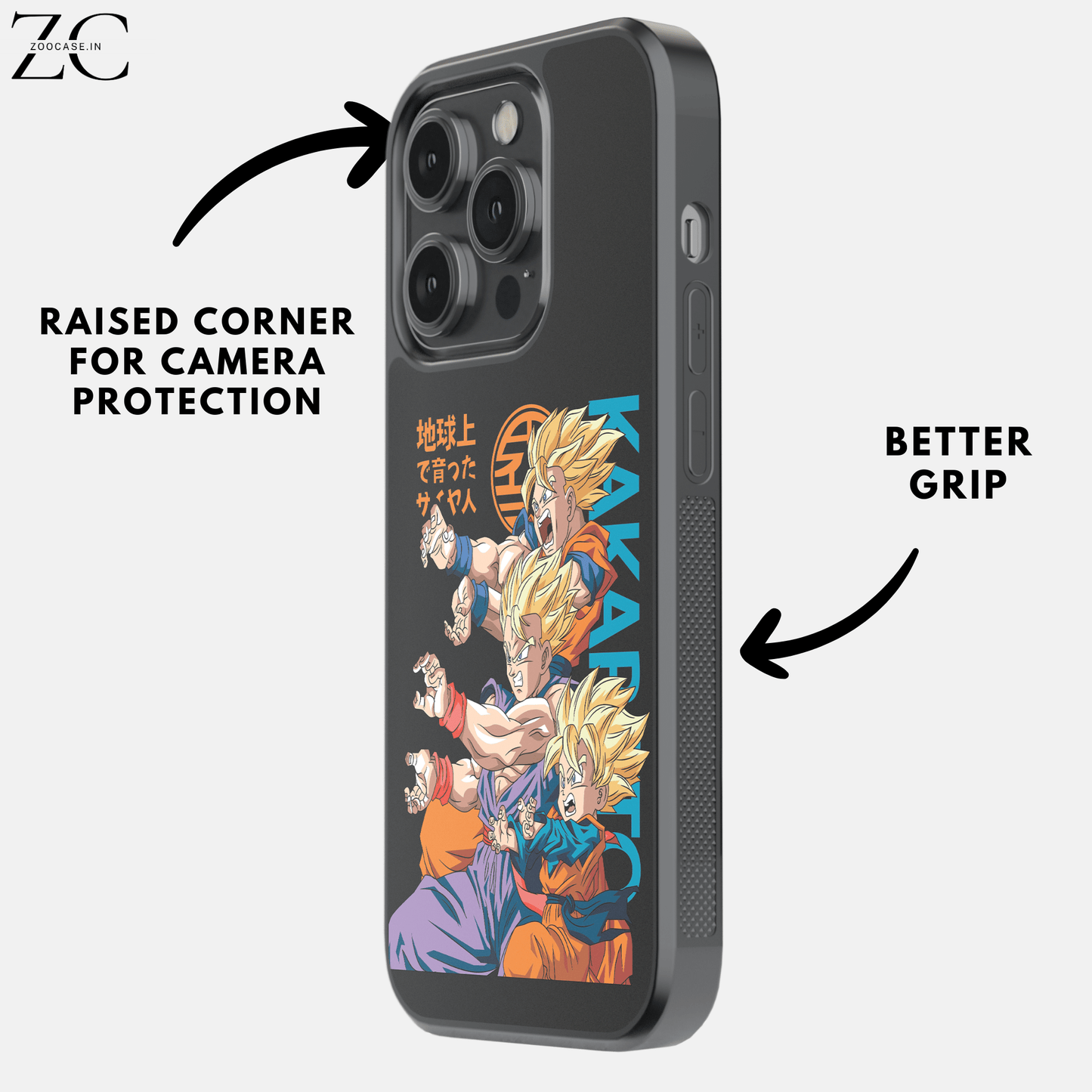 " Goku:Gohan:Goten" Glassback Case