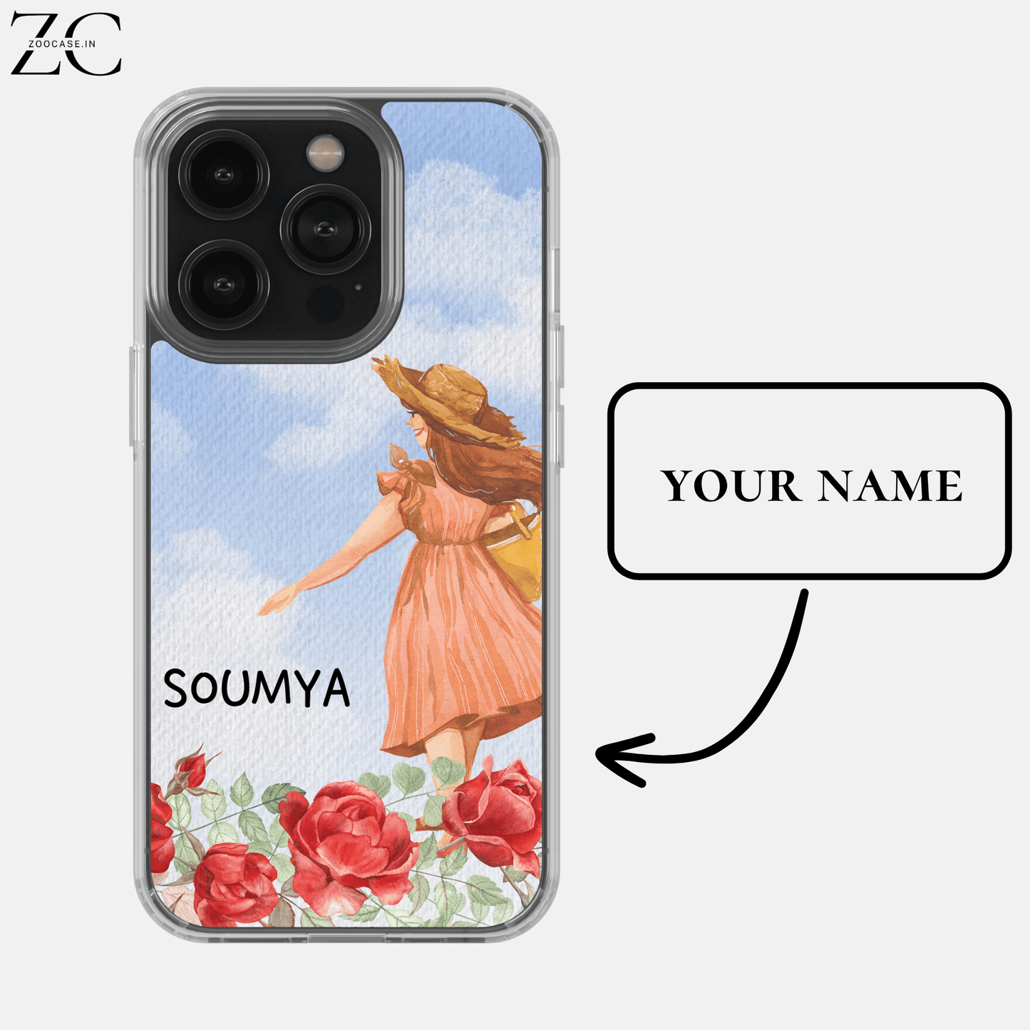 Customised Name Silicon Cover 1.3