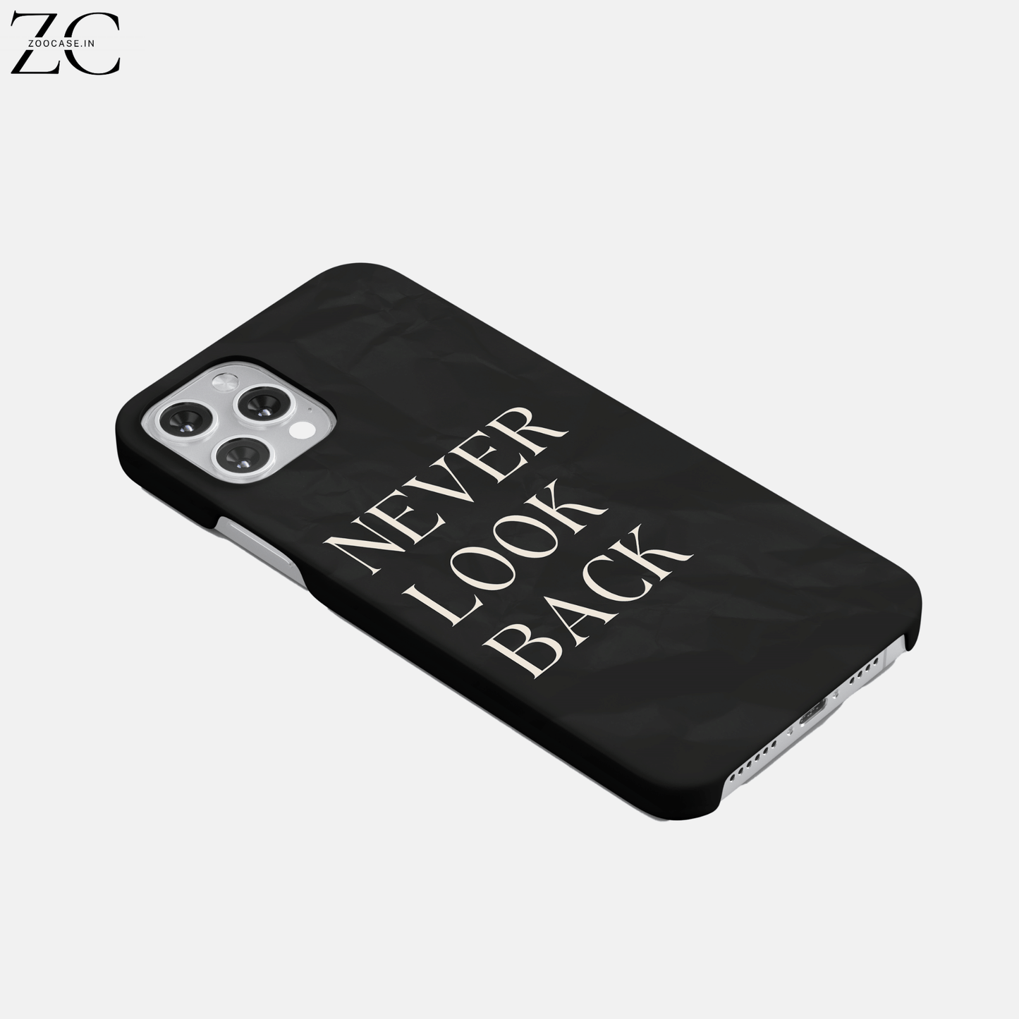 "Never Look Back" Hard Phone Case