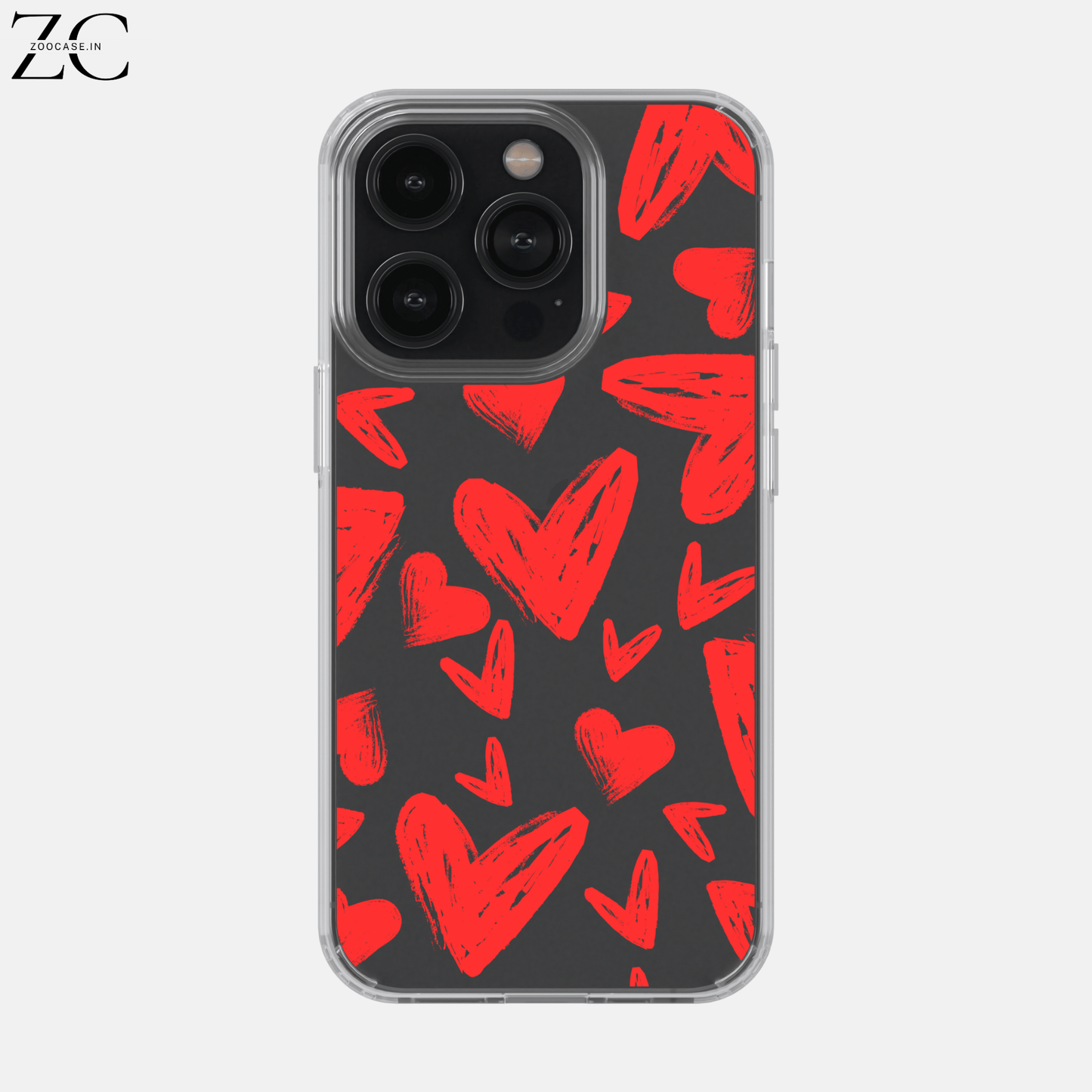 RedHearts Silicon Case