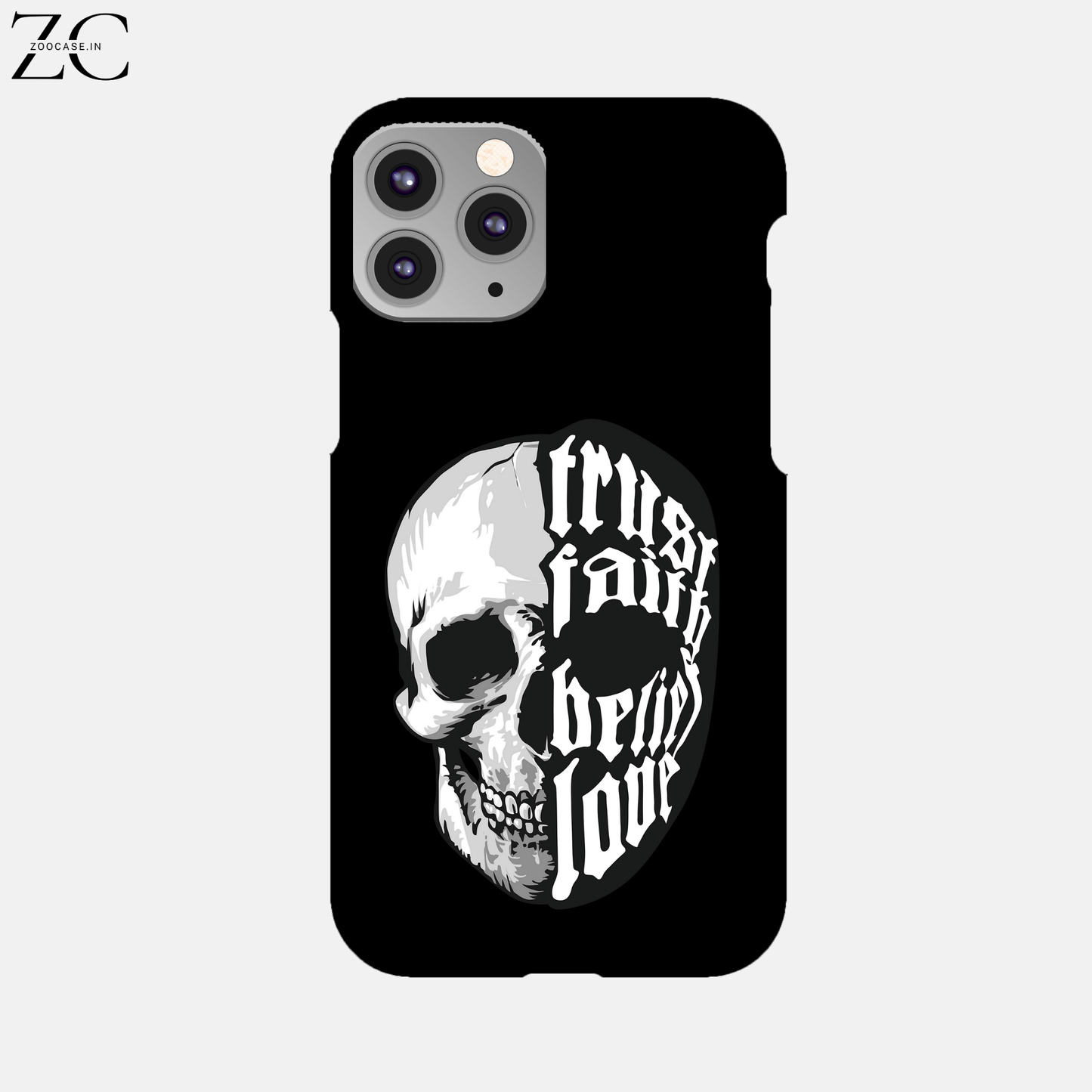 Love Skull Hard Phone Case