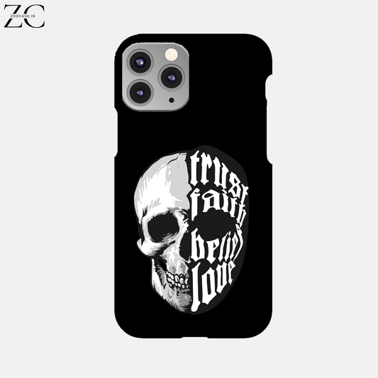 Love Skull Hard Phone Case