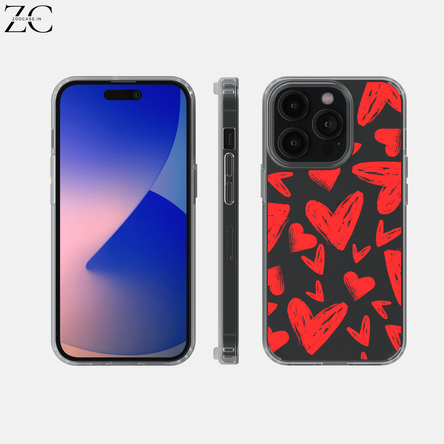 RedHearts Silicon Case