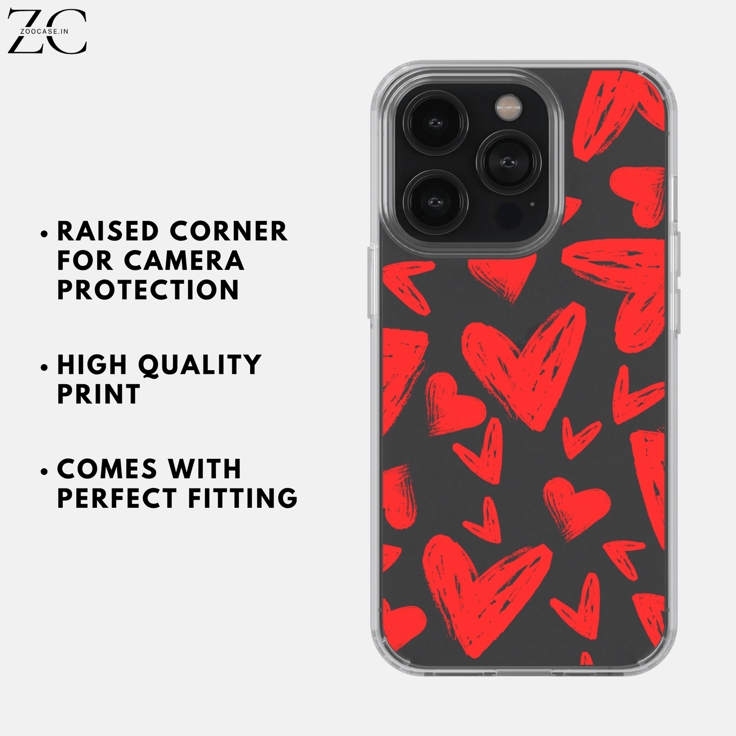 RedHearts Silicon Case