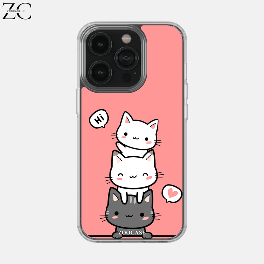 Cute Cat Silicon Case