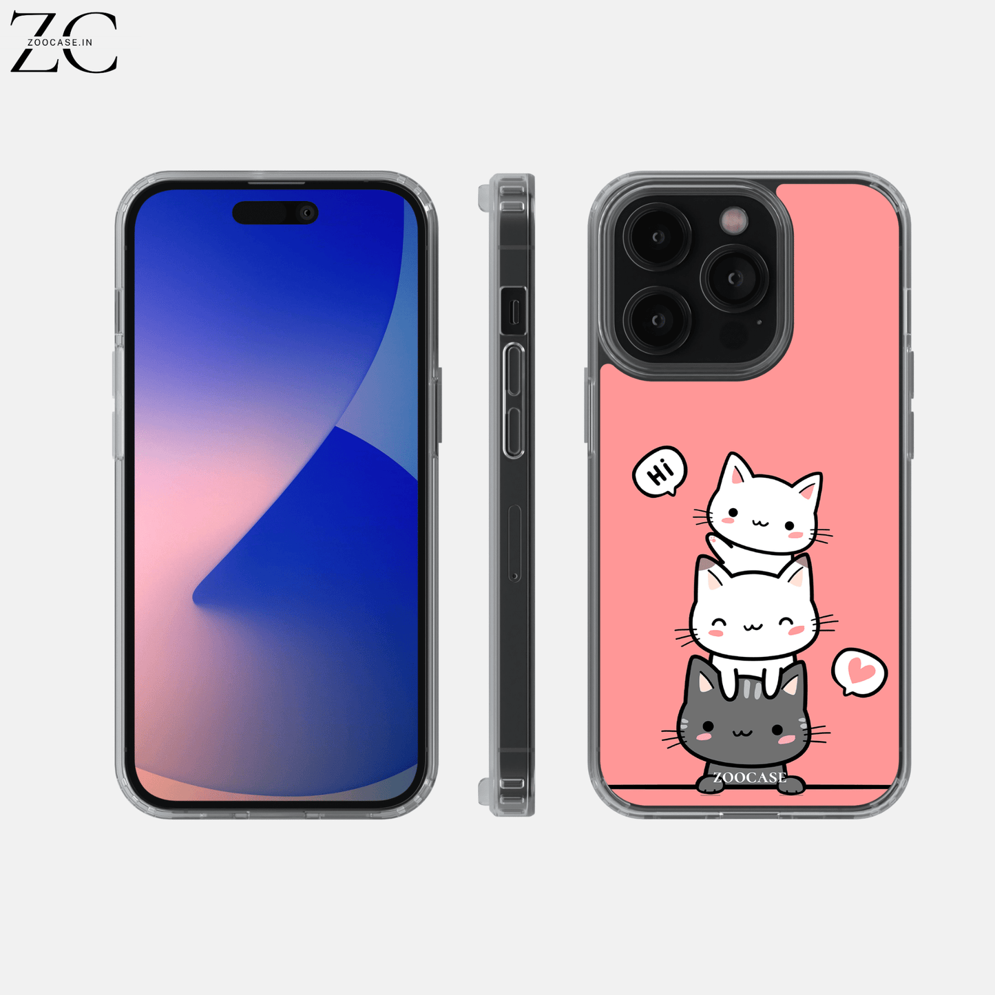 Cute Cat Silicon Case