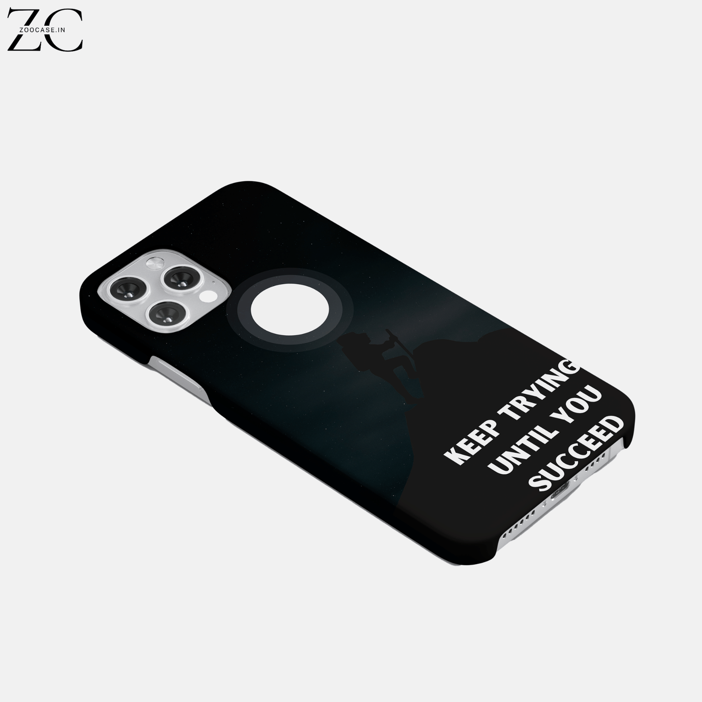 "Keep Trying" Hard Phone Case