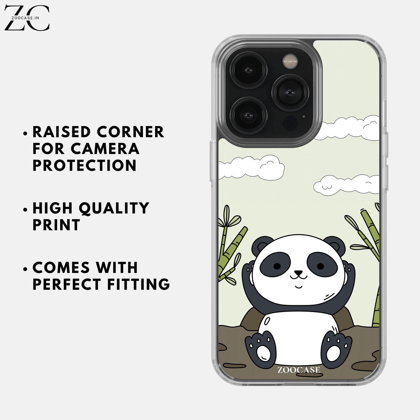 Panda Silicon Case