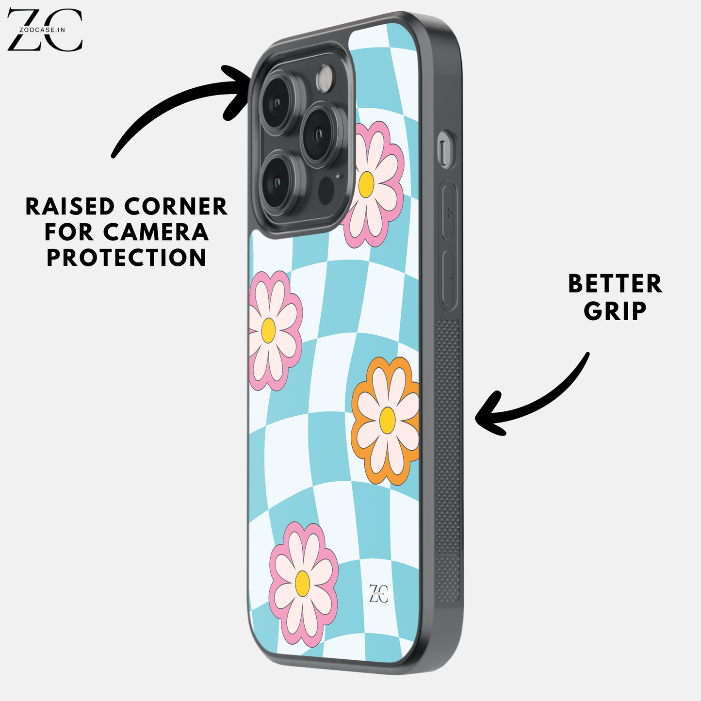 Floral Glassback Case