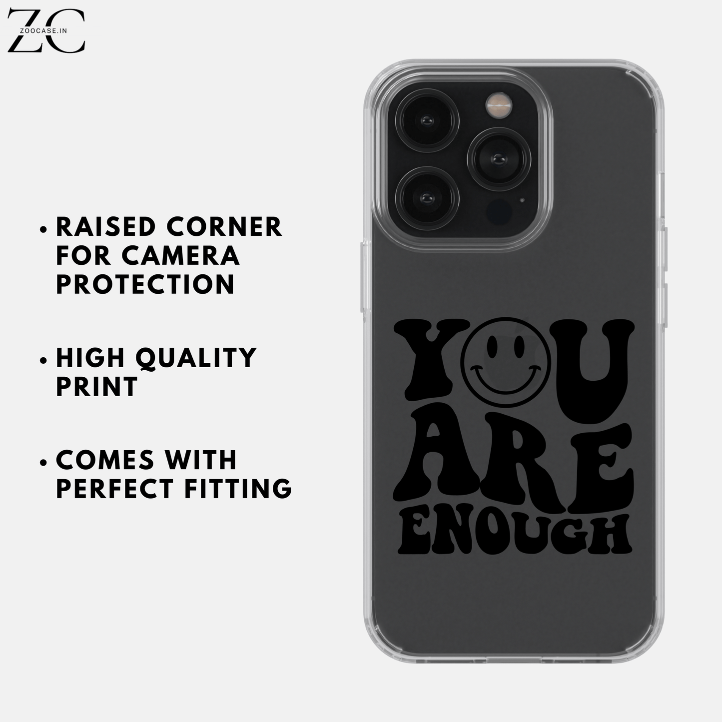 You are Enough Silicon Case