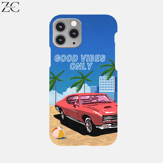 Good Vibes Only Hard Phone Case